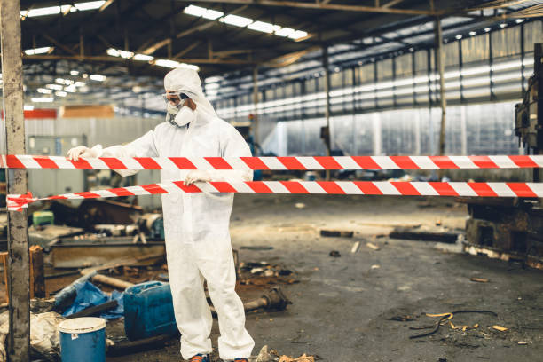 Professional Biohazard technician working in Valley City, OH
